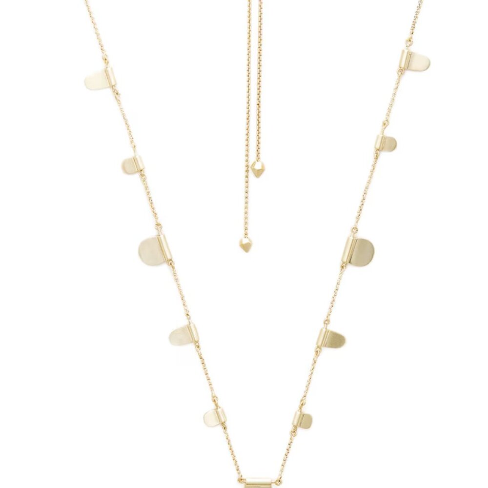 Kendra Scott Adjustable 'Olive' Necklace, 14K Yellow Gold Plated